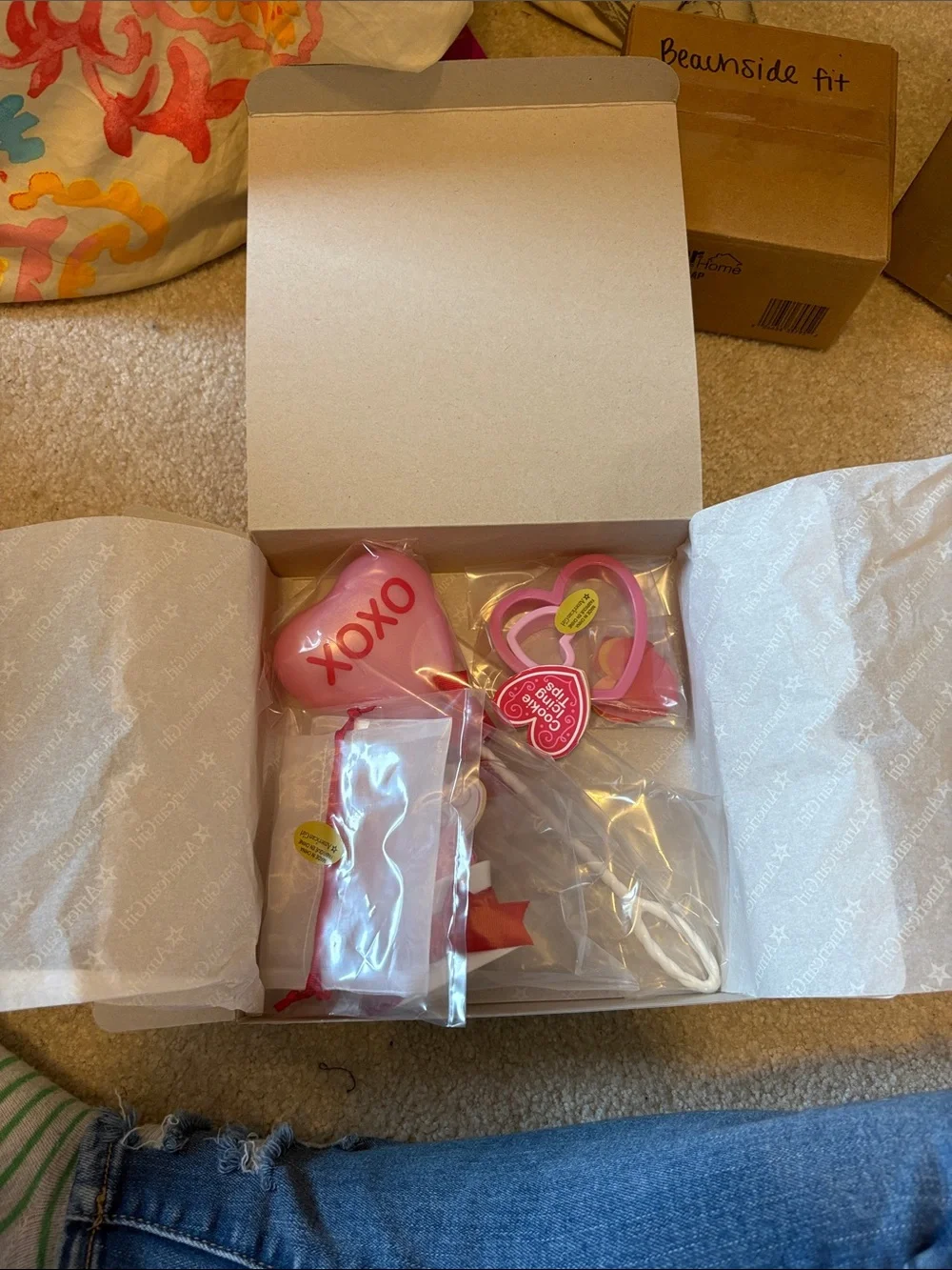 American Girl Valentines Party Set